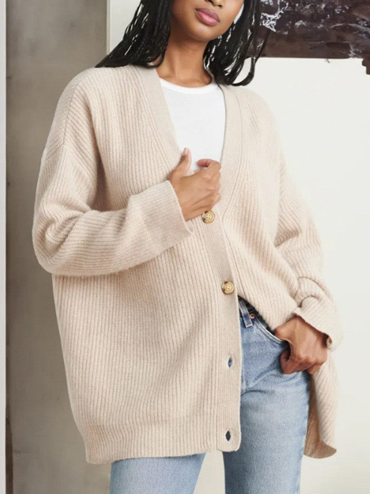Avenne Knit Drape Cardigan