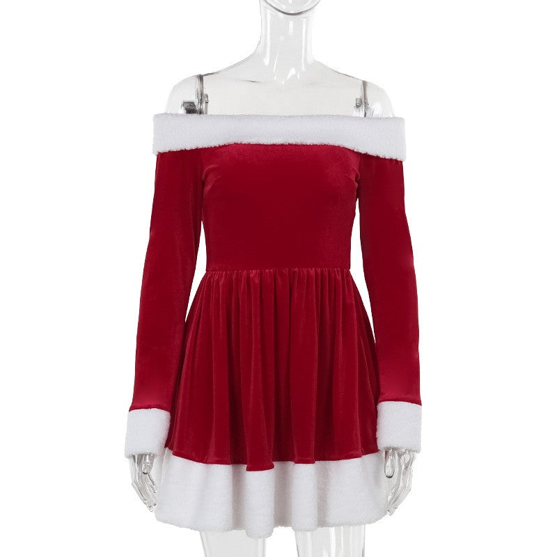 Mirelle Santa Velvet Dress