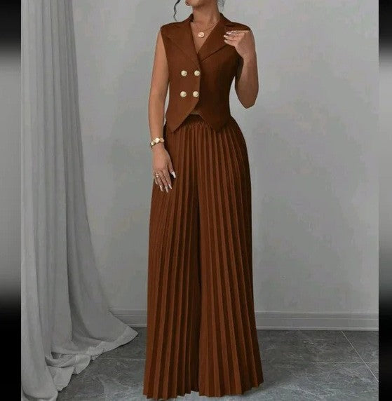 Noira Pleated Power Set