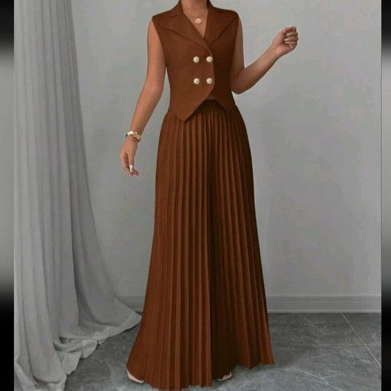 Noira Pleated Power Set