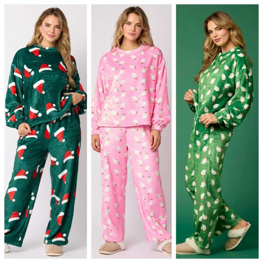 Nollie Flannel Pajama Set