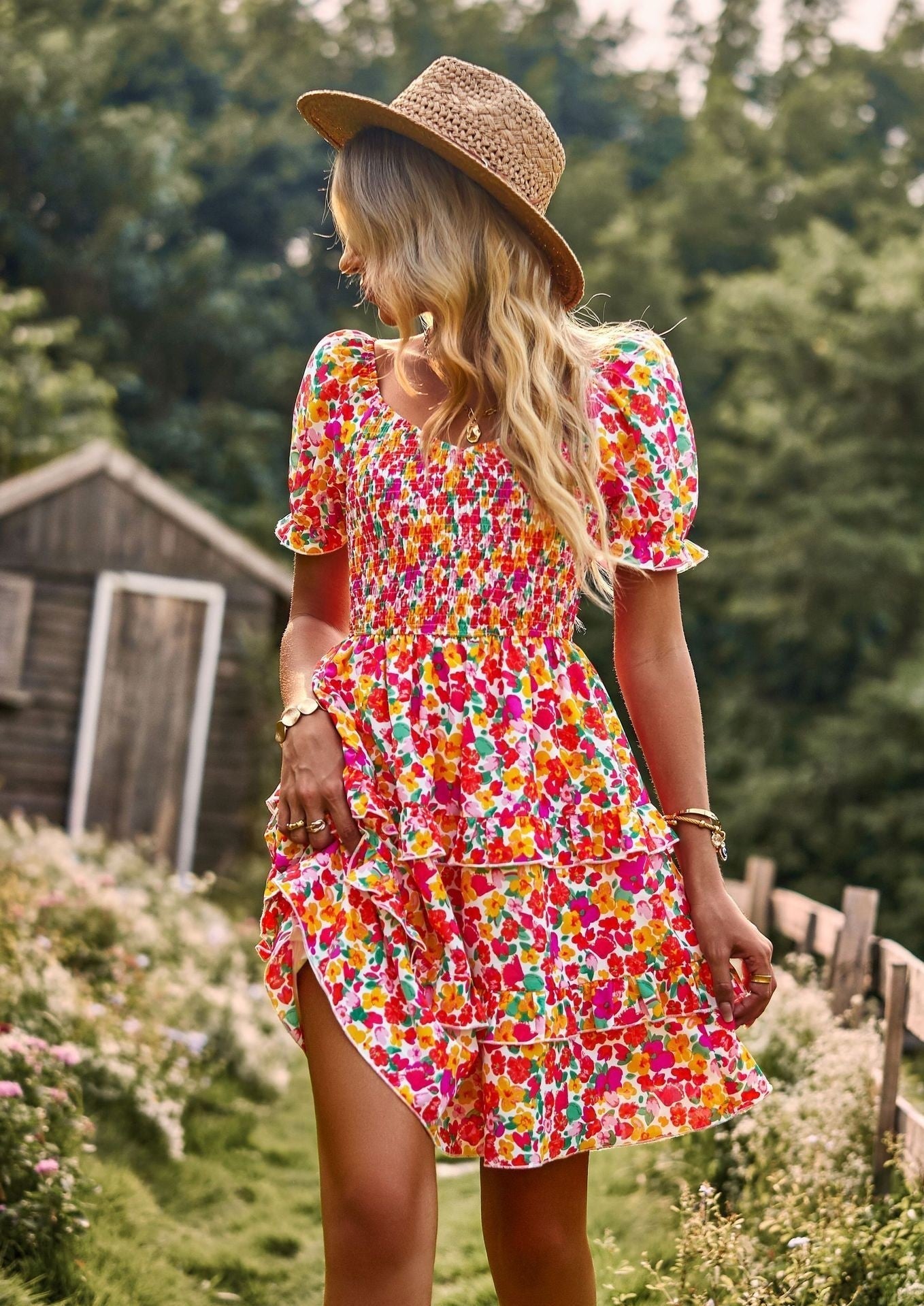 Soraya Floral Off-Shoulder Dress