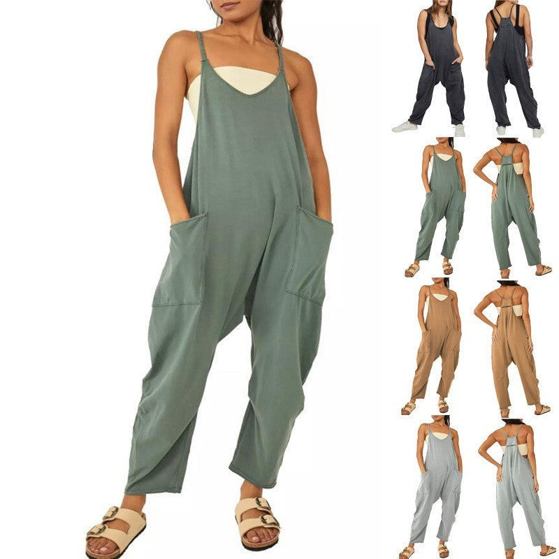 Vionna Zip Pocket Jumpsuit