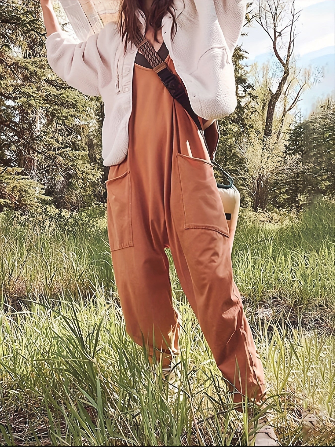 Vionna Zip Pocket Jumpsuit