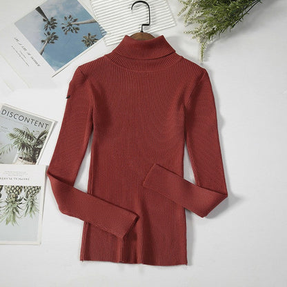 Aelia Ribbed Turtleneck Sweater