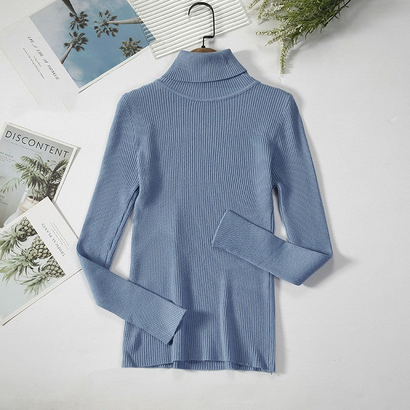 Aelia Ribbed Turtleneck Sweater