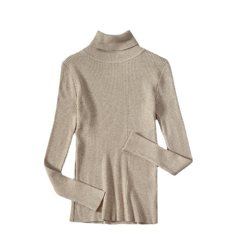 Aelia Ribbed Turtleneck Sweater