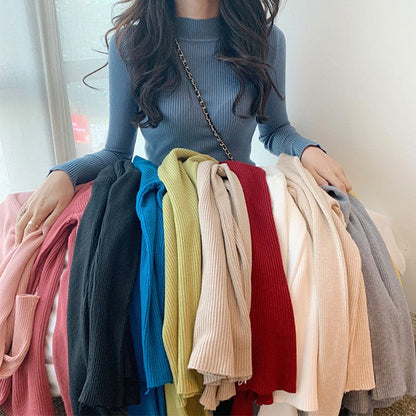 Aelia Ribbed Turtleneck Sweater