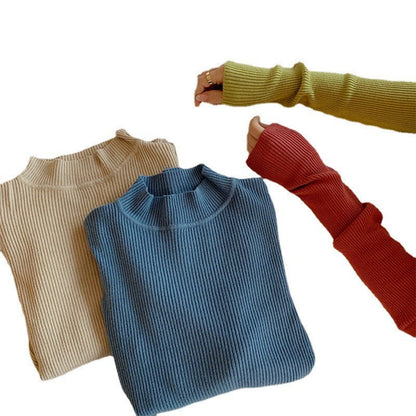 Aelia Ribbed Turtleneck Sweater