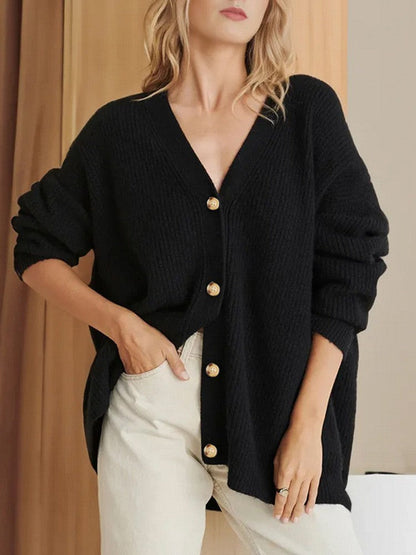 Avenne Knit Drape Cardigan