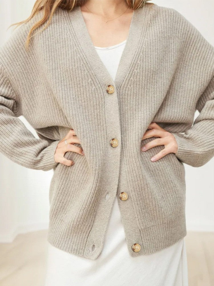 Avenne Knit Drape Cardigan