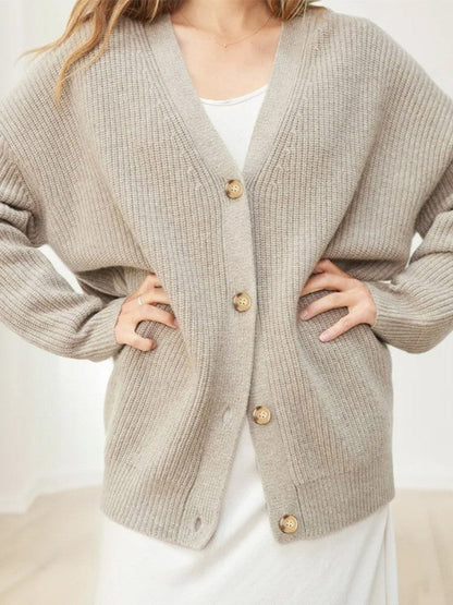 Avenne Knit Drape Cardigan