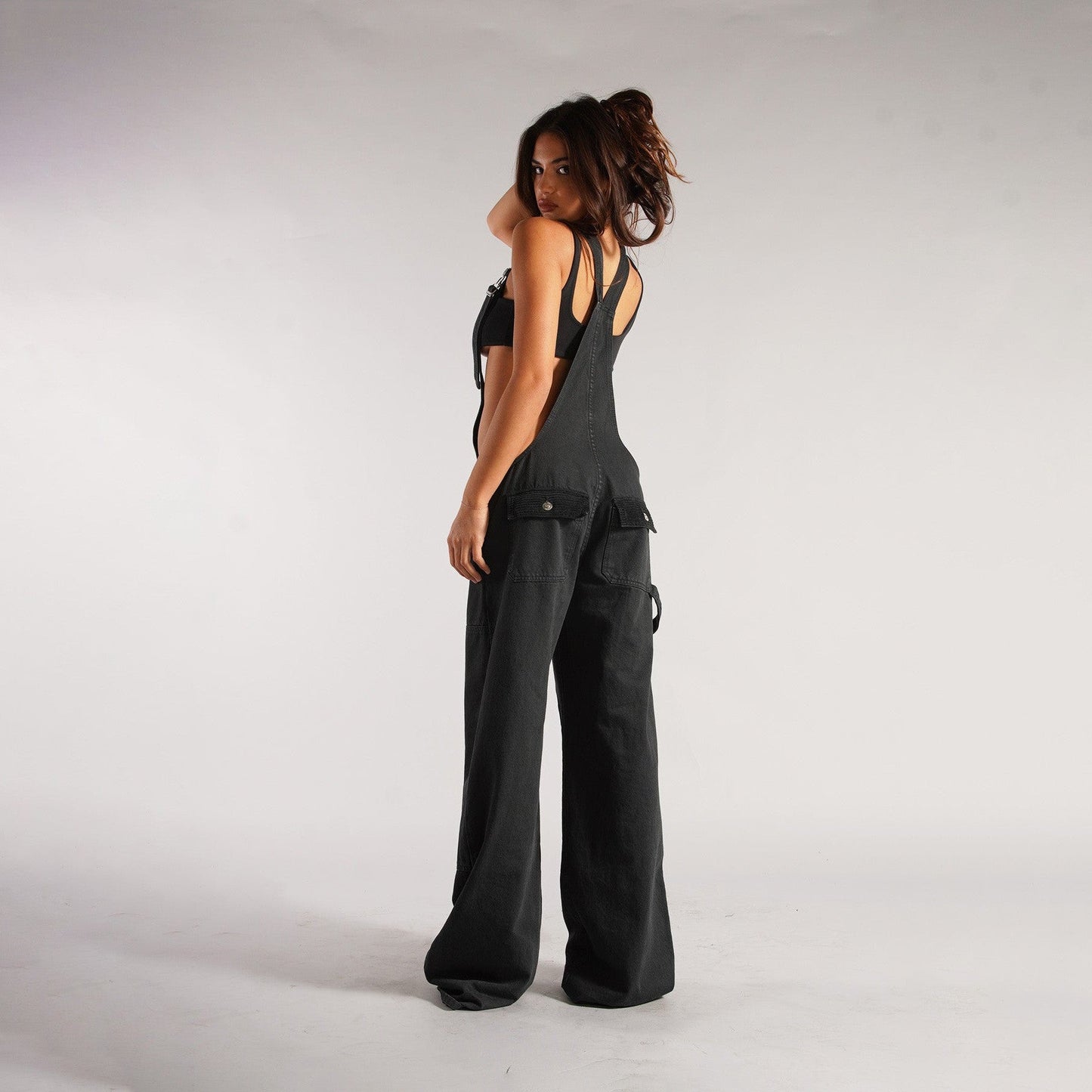 Daina Denim Suspender Jumpsuit