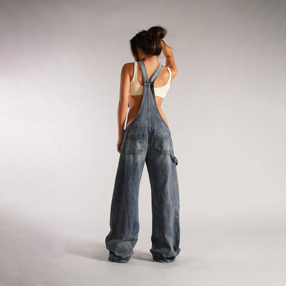 Daina Denim Suspender Jumpsuit