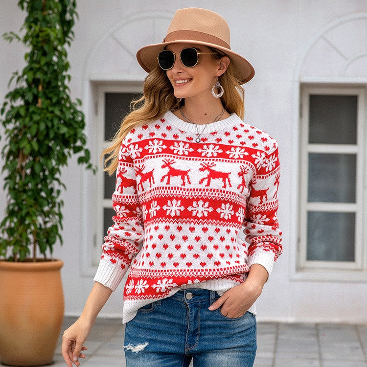 Froya Snowflake Knit Sweater