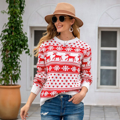 Froya Snowflake Knit Sweater