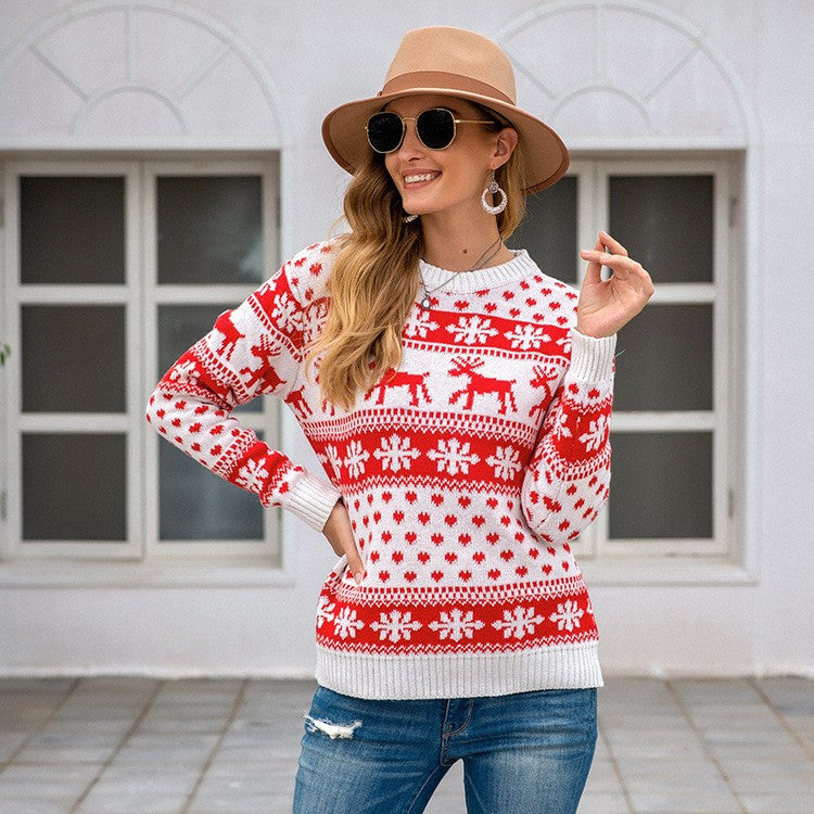 Froya Snowflake Knit Sweater