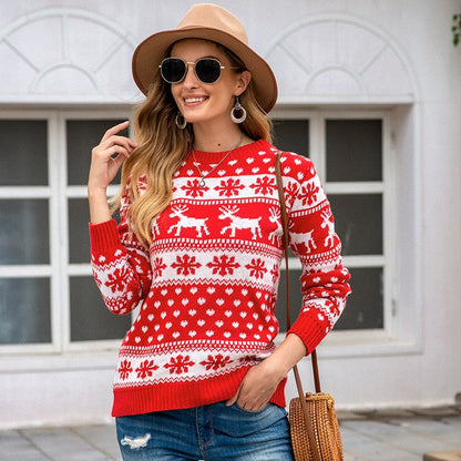 Froya Snowflake Knit Sweater