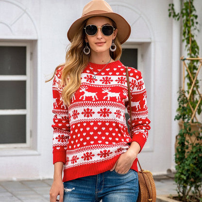 Froya Snowflake Knit Sweater