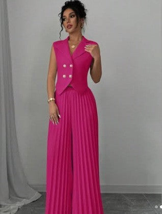 Noira Pleated Power Set