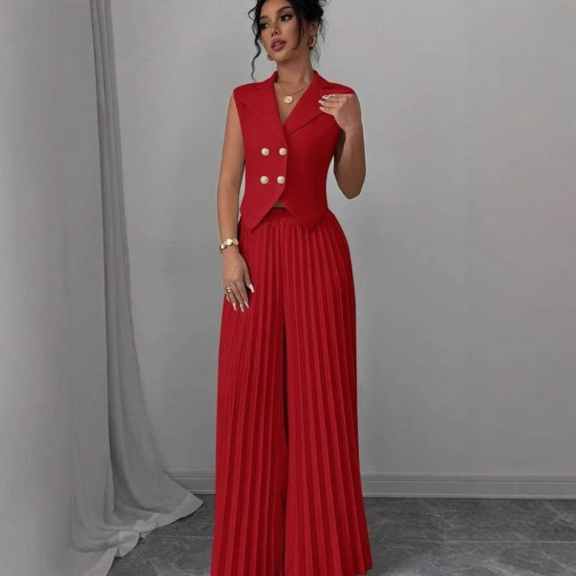 Noira Pleated Power Set