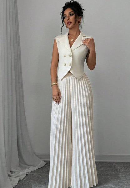 Noira Pleated Power Set