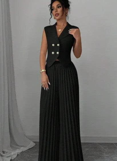 Noira Pleated Power Set