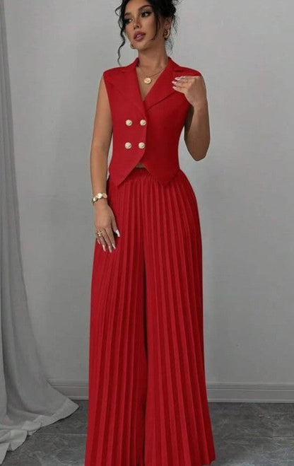 Noira Pleated Power Set