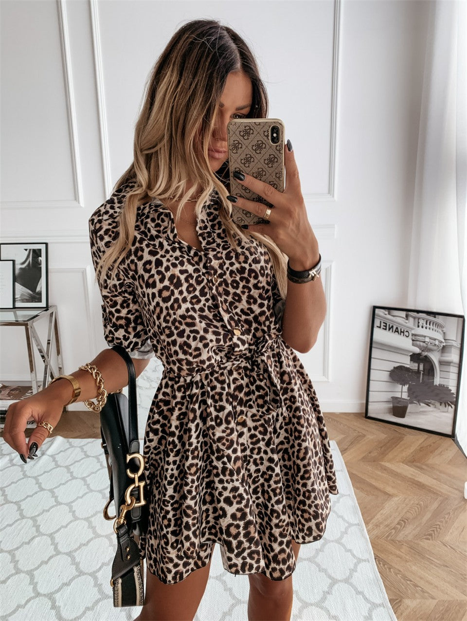 Solayne Vintage Mini Dress
