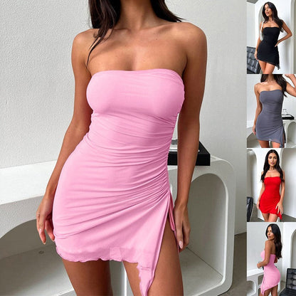 Virelle Backless Tube Dress