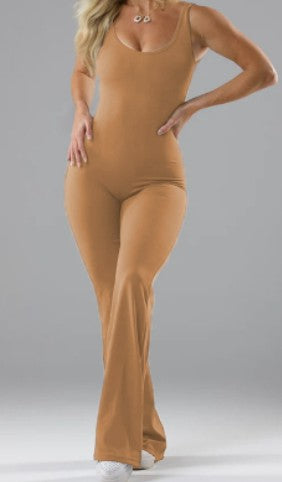 Zaria Backless Sculpt Jumpsuit