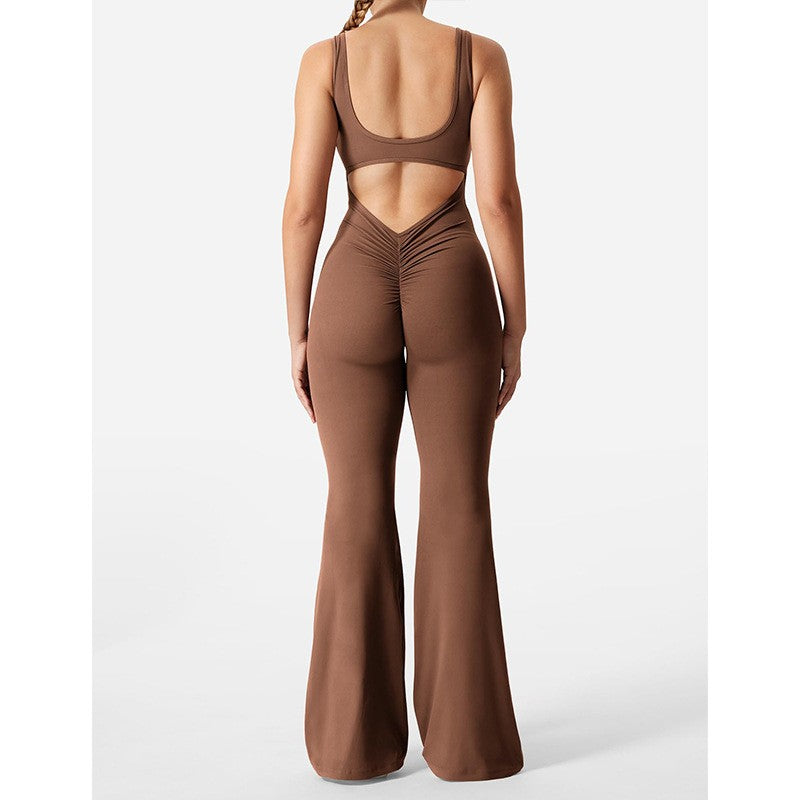 Zaria Backless Sculpt Jumpsuit
