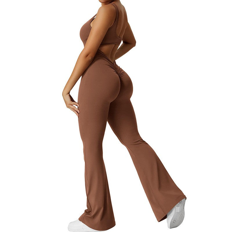Zaria Backless Sculpt Jumpsuit